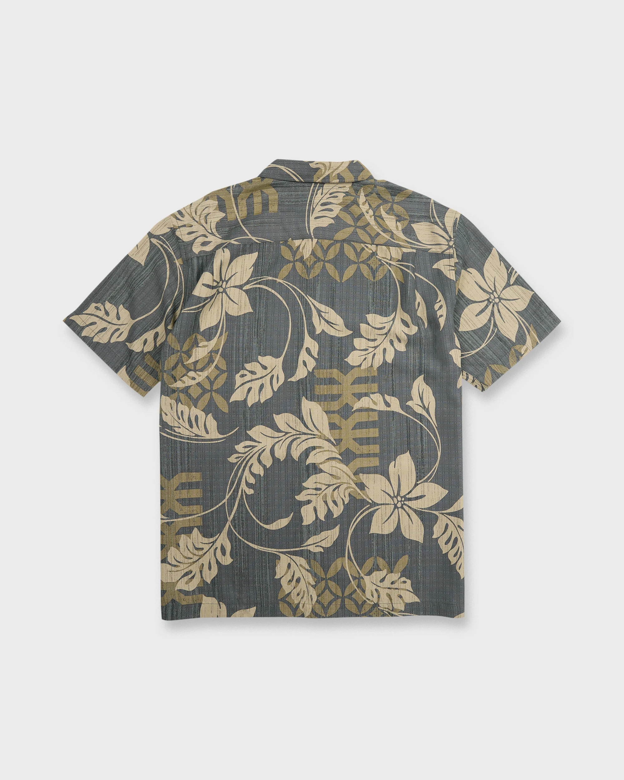 Waterman Tropic Bloom Short Sleeve Woven Shirt - Phantom 8 Waterman Tropic Bloom Short Sleeve Woven Shirt - Phantom