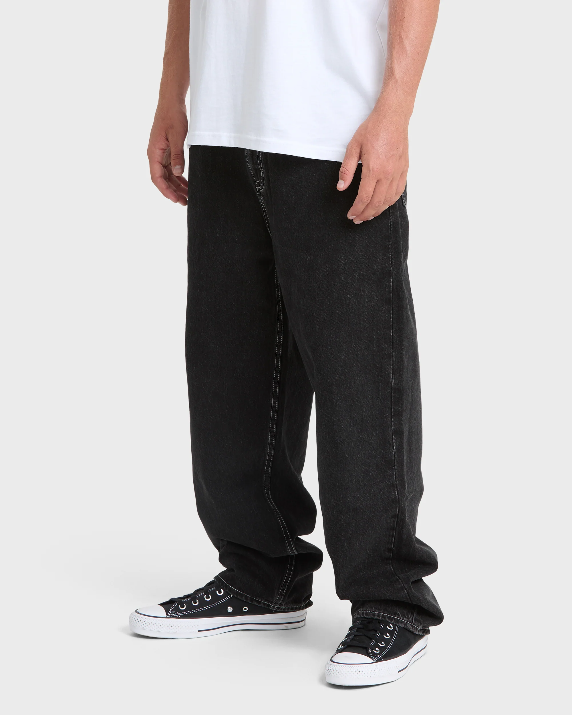 Baggy Denim Pants - Black Wash 3 Baggy Denim Pants - Black Wash