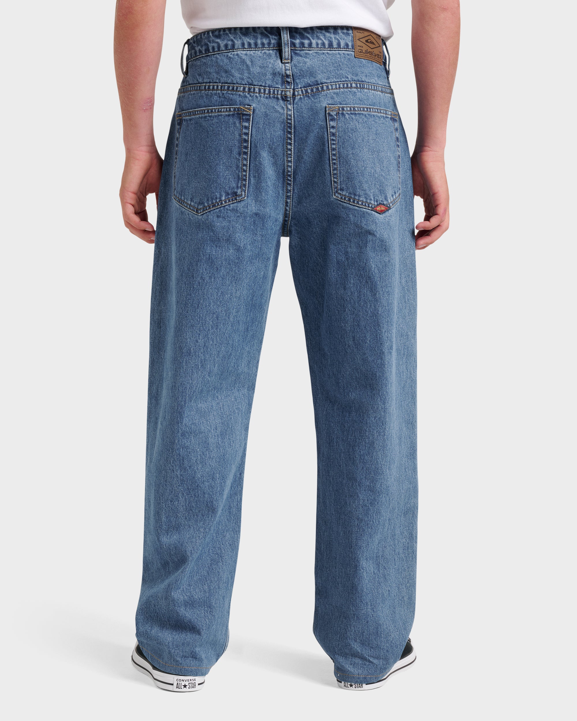 Baggy Denim Pants - Medium Indigo 2 Baggy Denim Pants - Medium Indigo