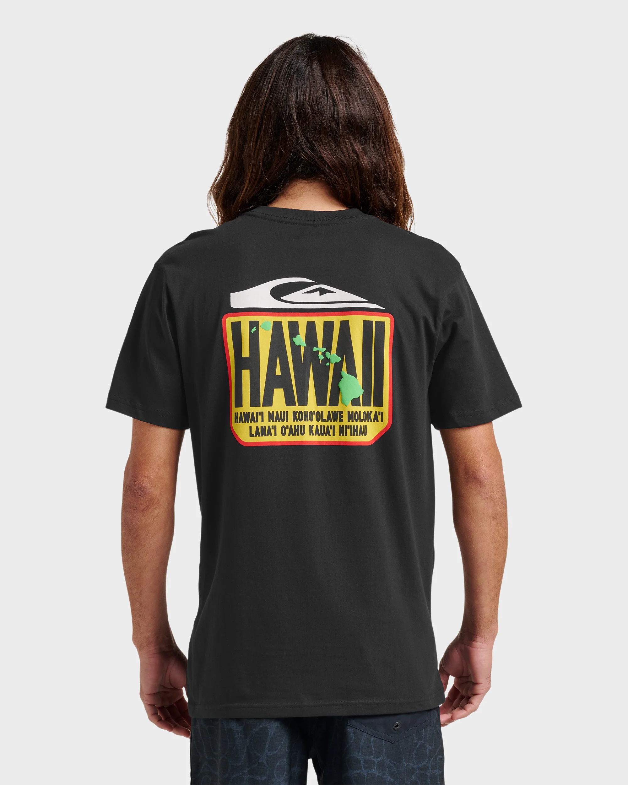 Hi Hawaii Crest Classic T-shirt - Black 2 Hi Hawaii Crest Classic T-shirt - Black