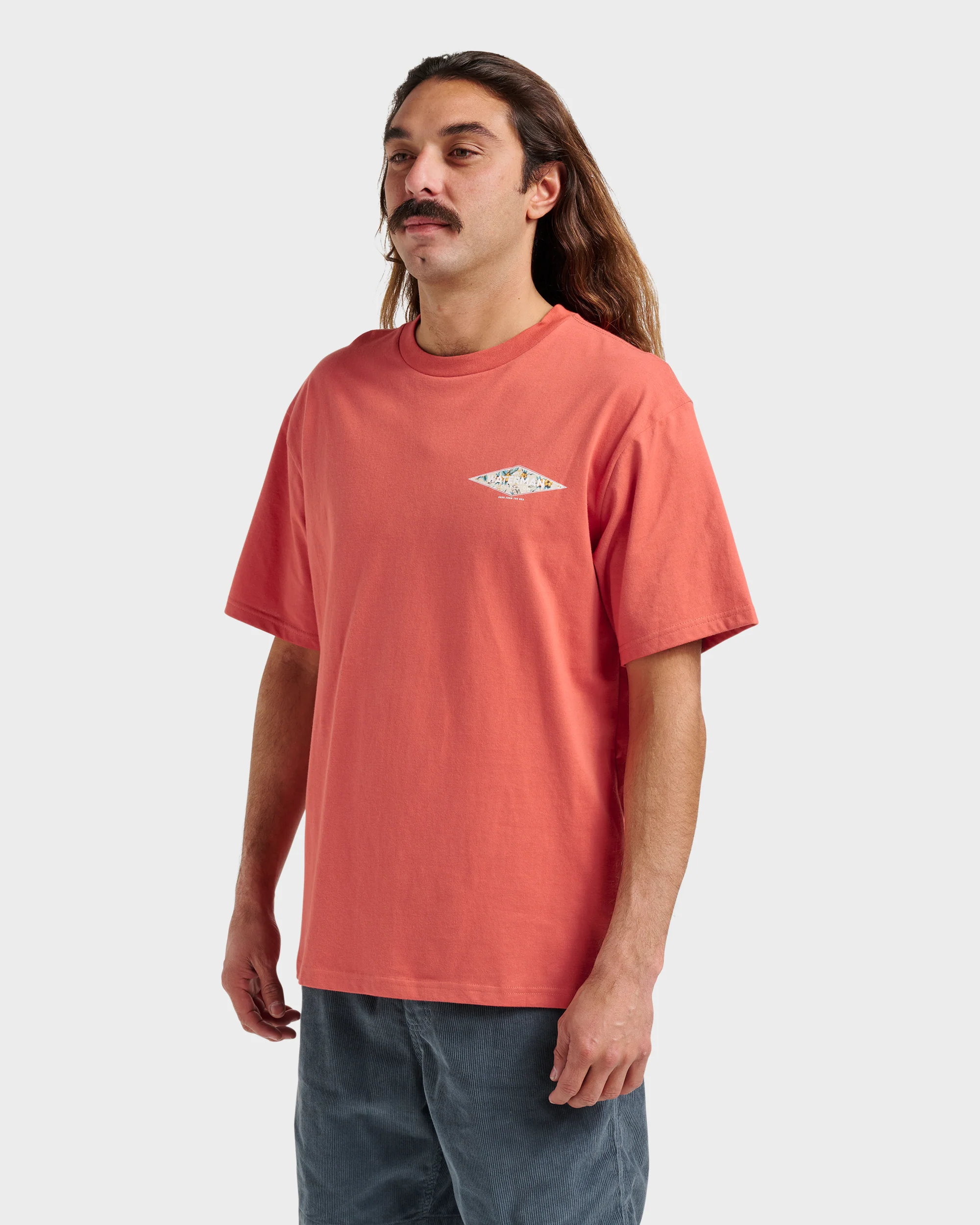 Waterman Diamond Classic T-shirt - Hot Sauce 3 Waterman Diamond Classic T-shirt - Hot Sauce