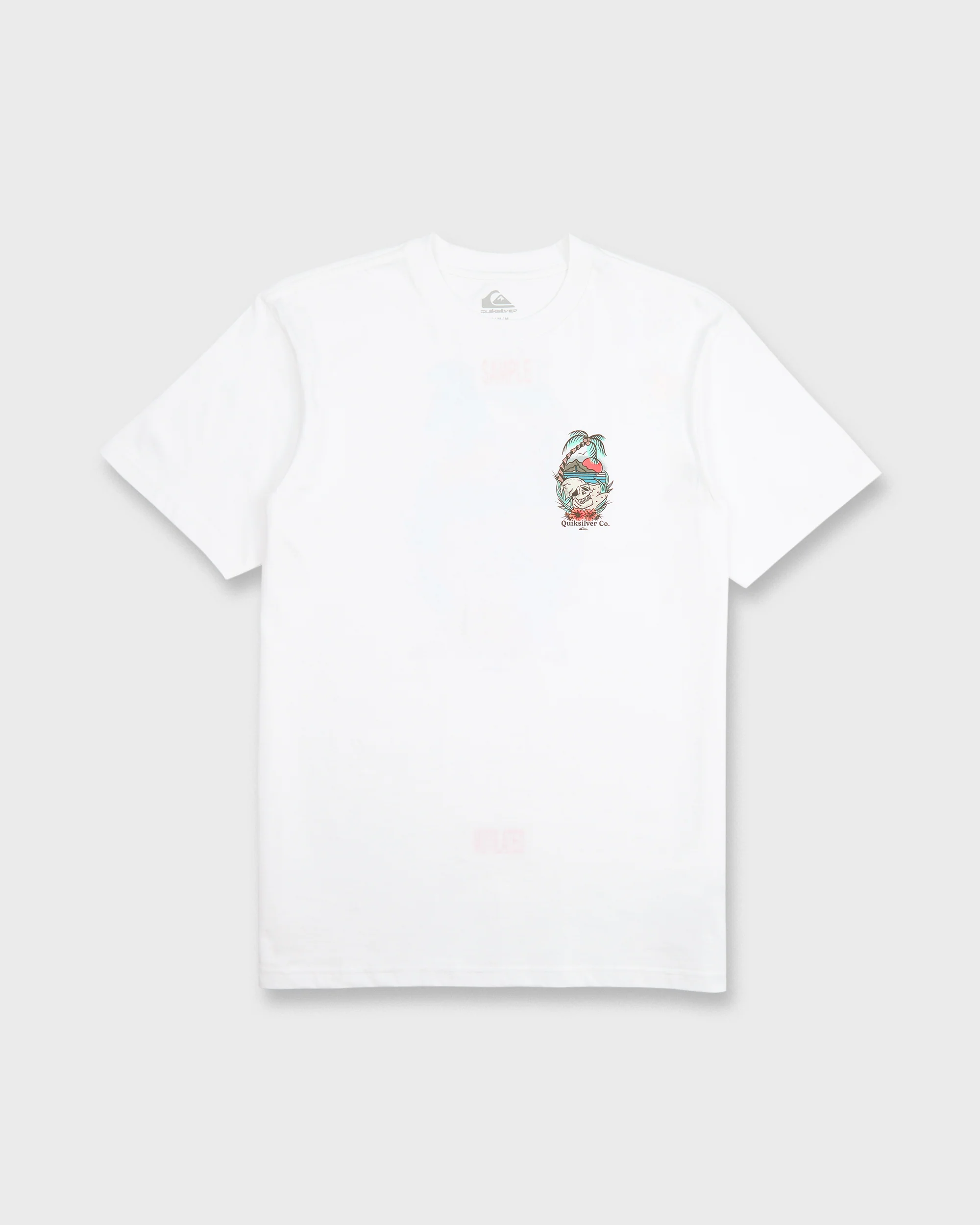 Staycation Short Sleeve Cotton T-Shirt - White 6 Staycation Short Sleeve Cotton T-Shirt - White