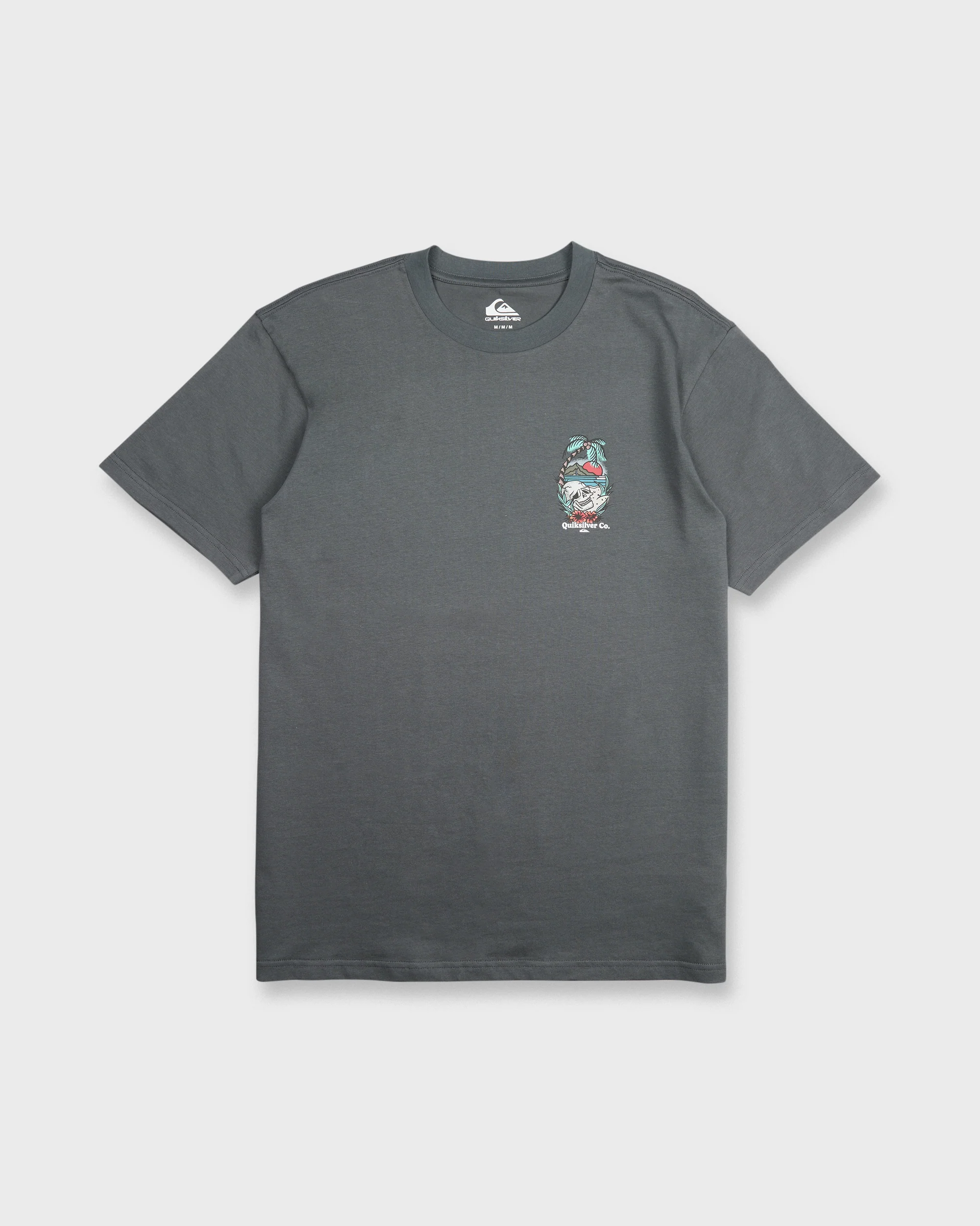 Staycation Short Sleeve Cotton T-Shirt - Iron Gate 6 Staycation Short Sleeve Cotton T-Shirt - Iron Gate
