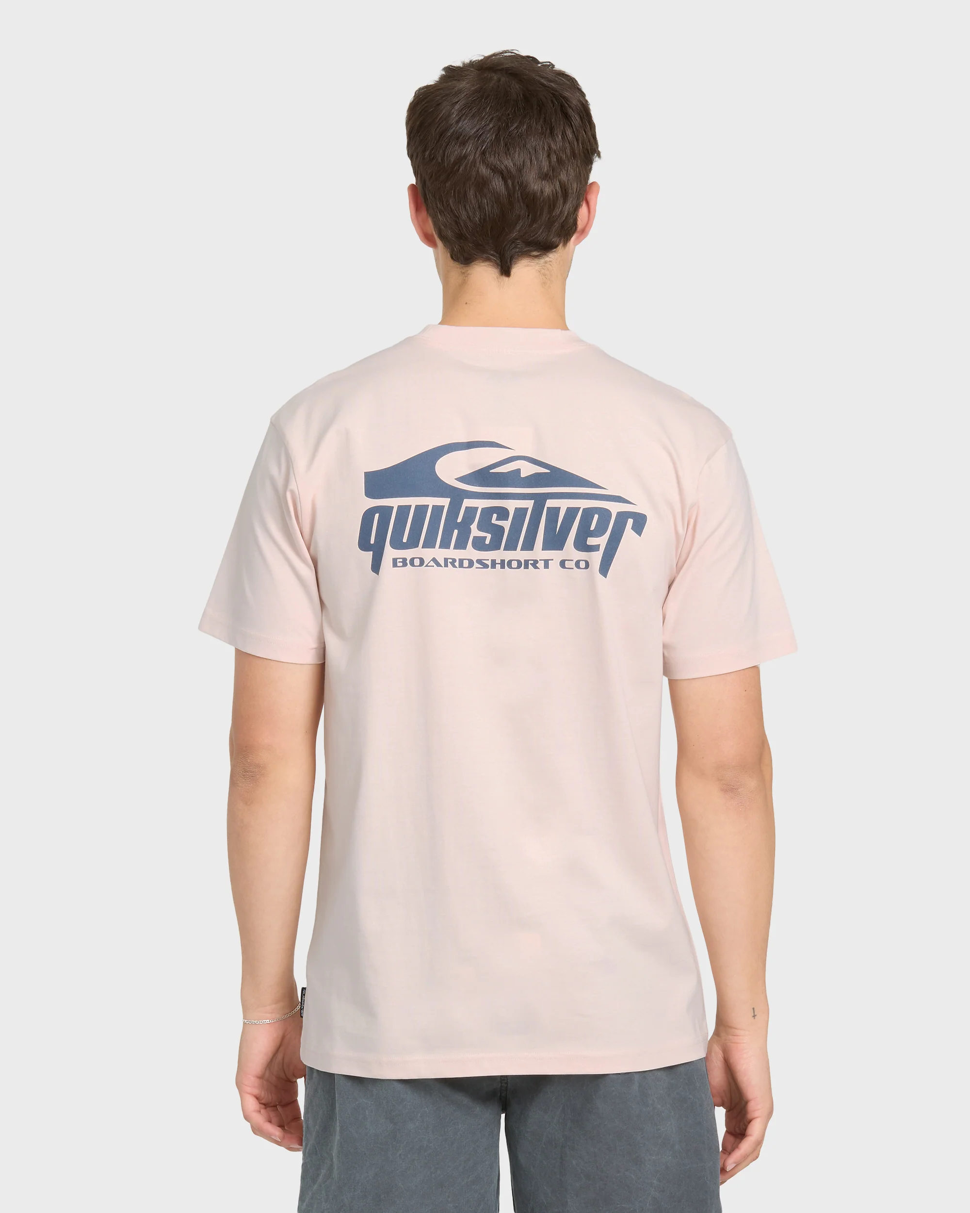 Linked Up Classic Short Sleeve Cotton T-Shirt - Rosewater 2 Linked Up Classic Short Sleeve Cotton T-Shirt - Rosewater