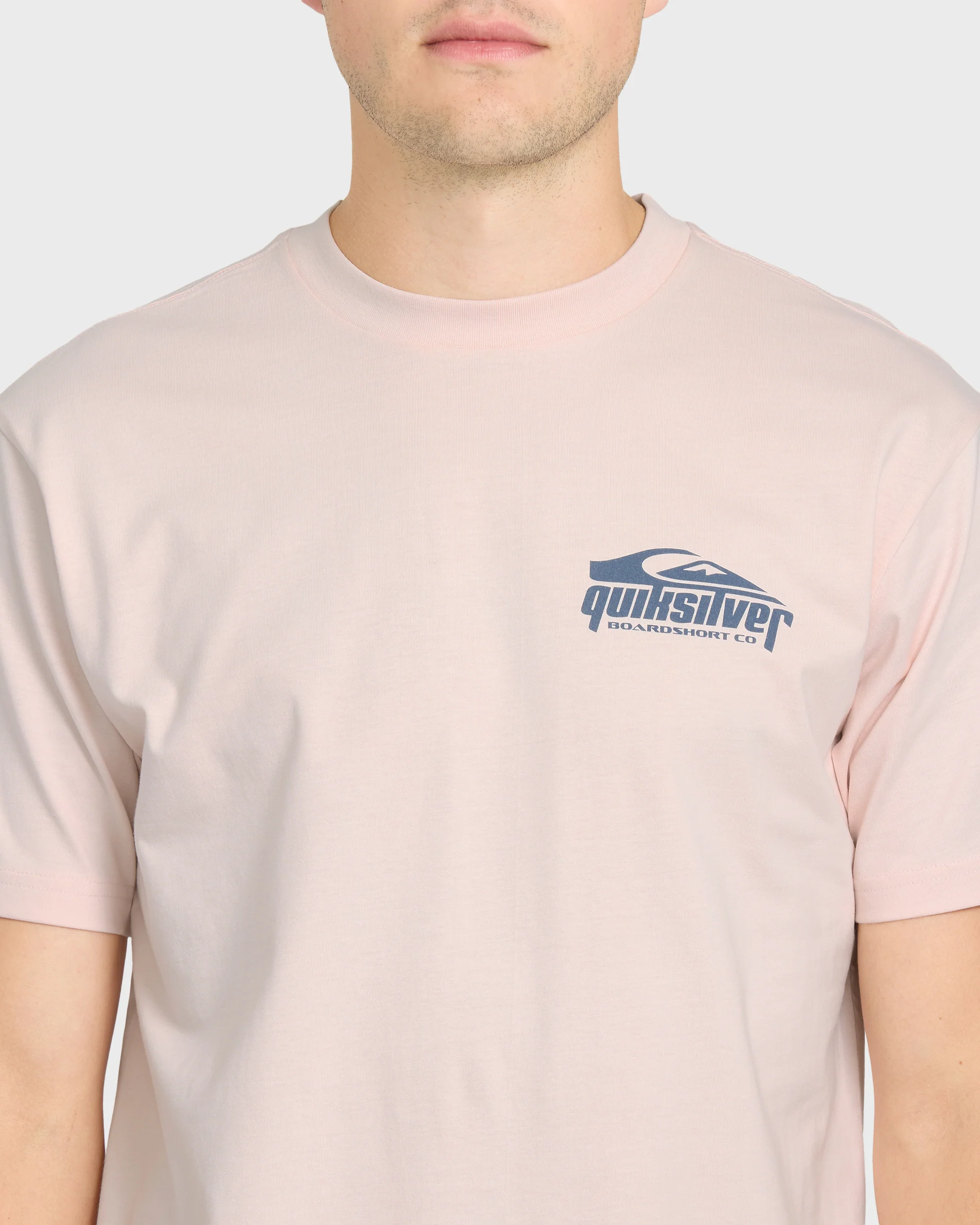 Linked Up Classic Short Sleeve Cotton T-Shirt - Rosewater 5 Linked Up Classic Short Sleeve Cotton T-Shirt - Rosewater