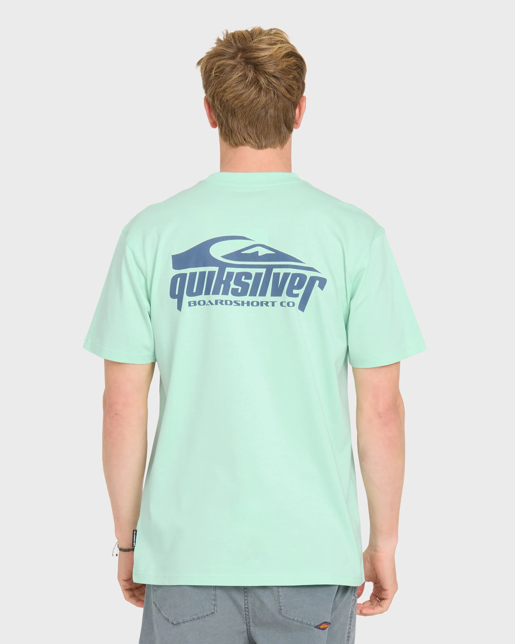 Linked Up Classic Short Sleeve Cotton T-Shirt - Brook Green 2 Linked Up Classic Short Sleeve Cotton T-Shirt - Brook Green